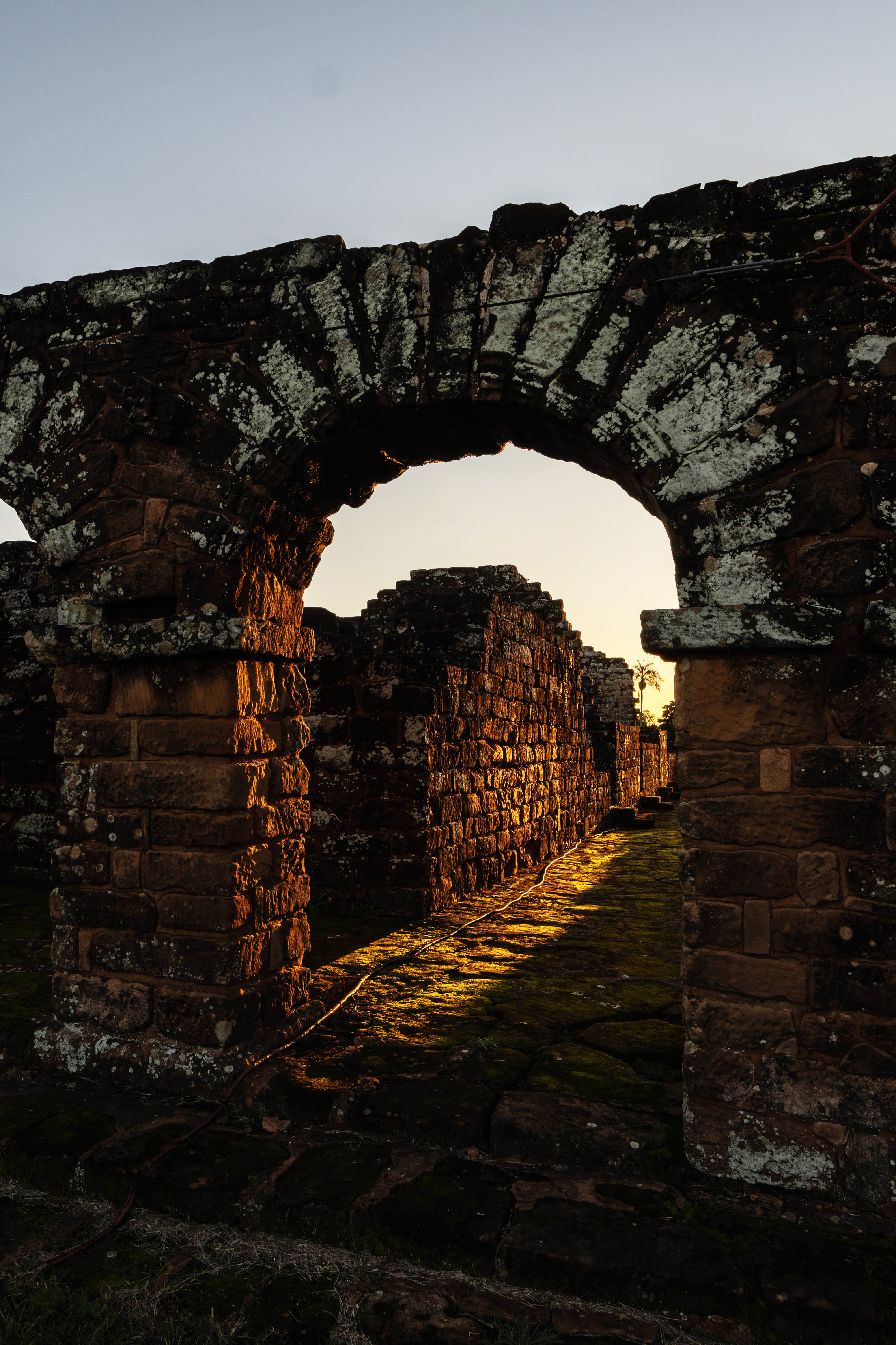 Evening shot of the Jesuit Ruins of Trinidad, a UNESCO World Heritage site, one of the best places to live in Paraguay for history enthusiasts.