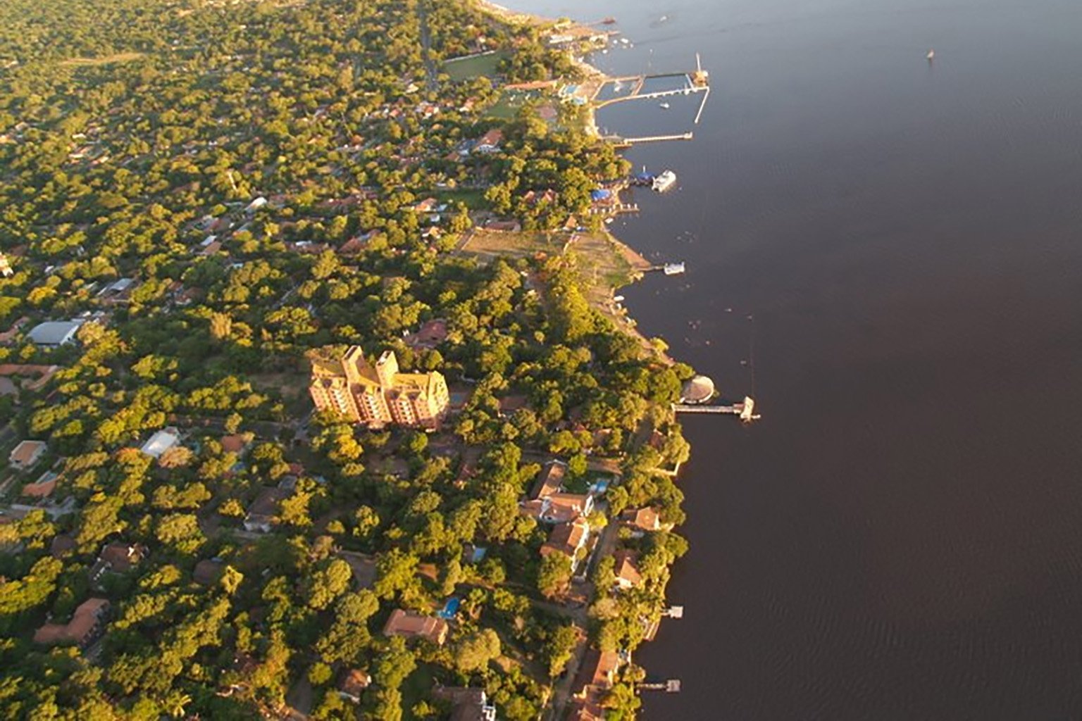 san-bernardino-ypacarai-lake-paraguay Tranquil shores of Ypacaraí Lake in San Bernardino, one of Paraguay’s safest towns