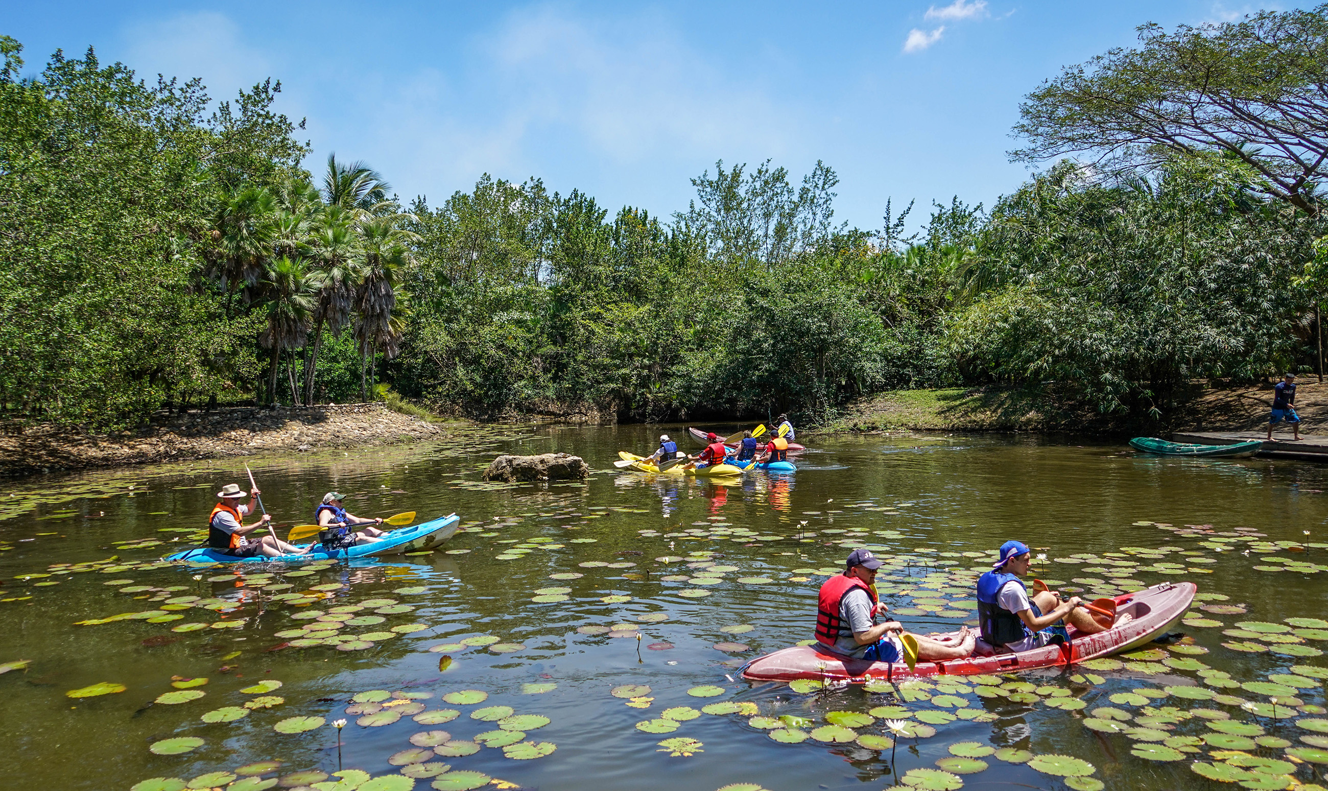 Kayaking adventure for remote workers in Belize’s Cayo District