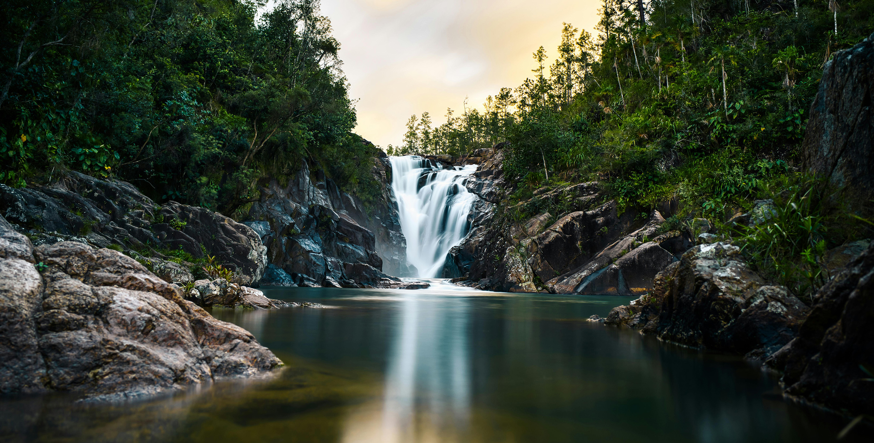 Waterfall in Mountain Pine Ridge Forest Reserve, Belize | Belize permanent residency 2026