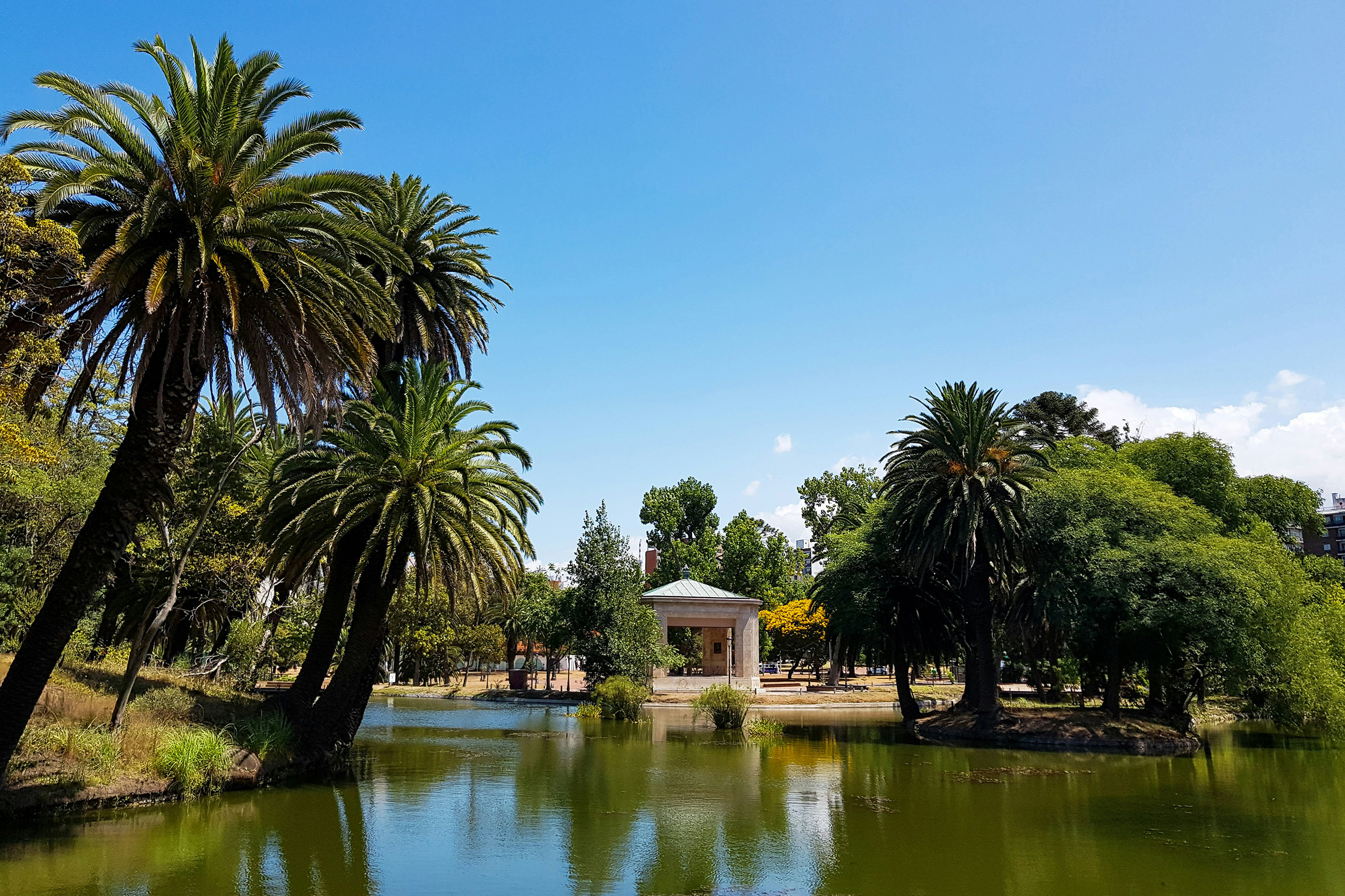 Montevideo’s Parque Rodó in Uruguay showing lifestyle and recreation