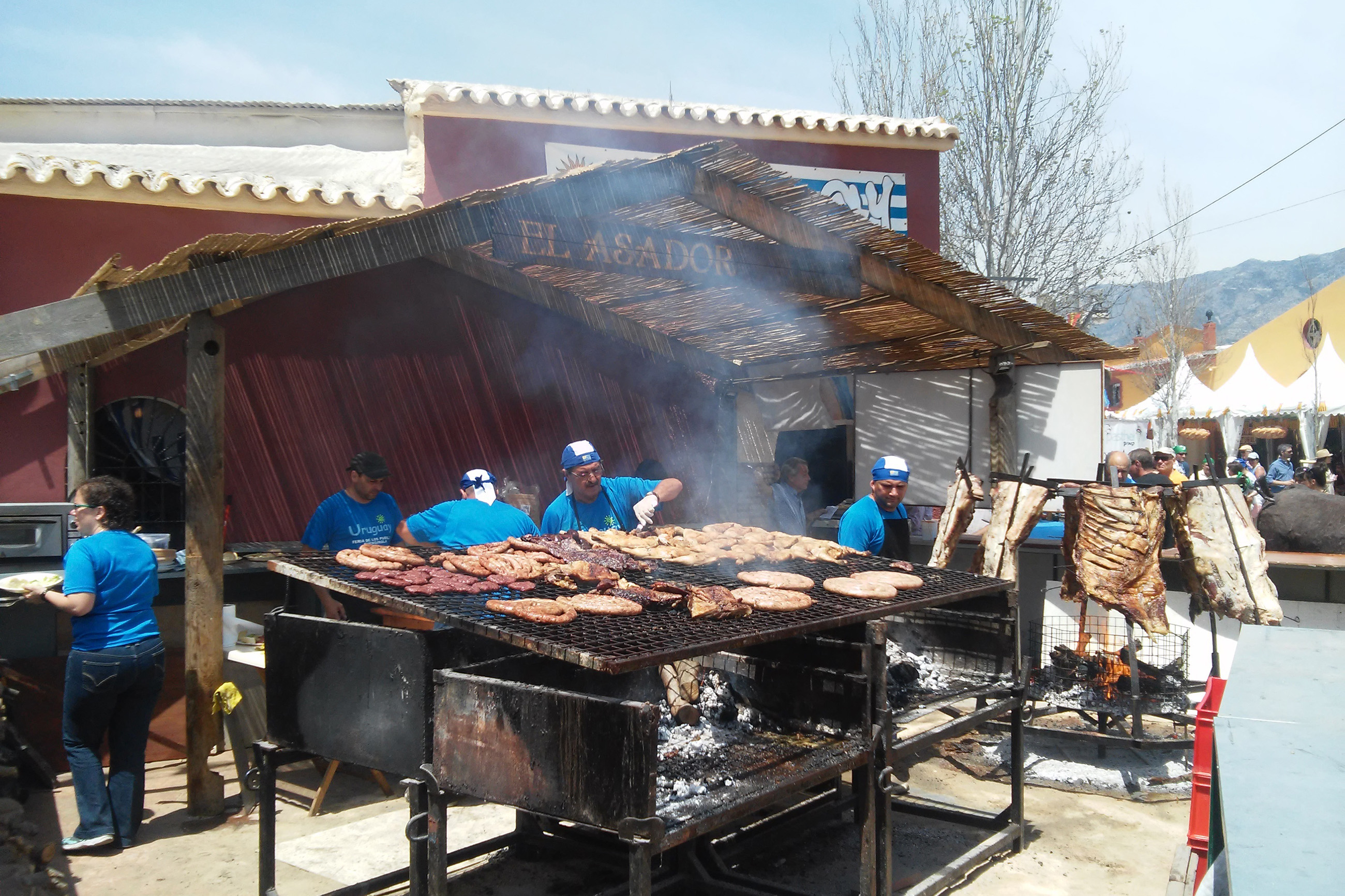 : Traditional Asado barbecue in Paraguay and Uruguay