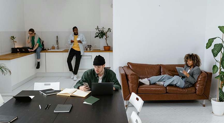 Entrepreneurs working remotely digital nomad life living in Paraguay