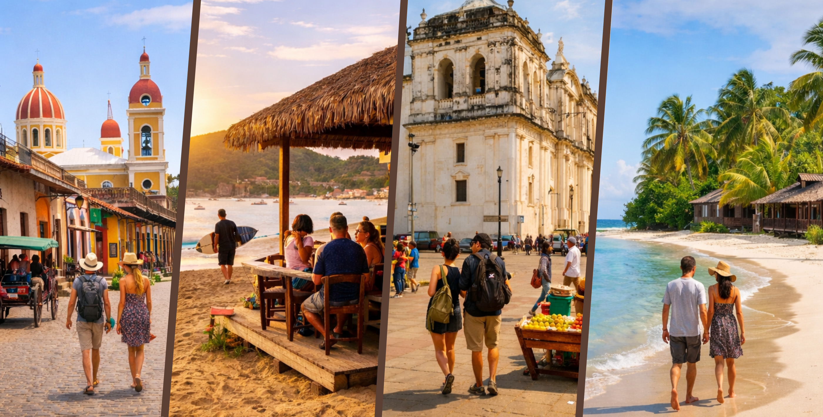 where-expats-live-in-nicaragua-montage-granada-leon-sjds-corn-islands
