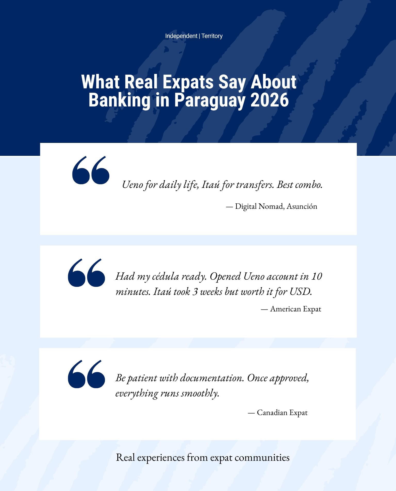 What real expats say about banking in Paraguay 2026