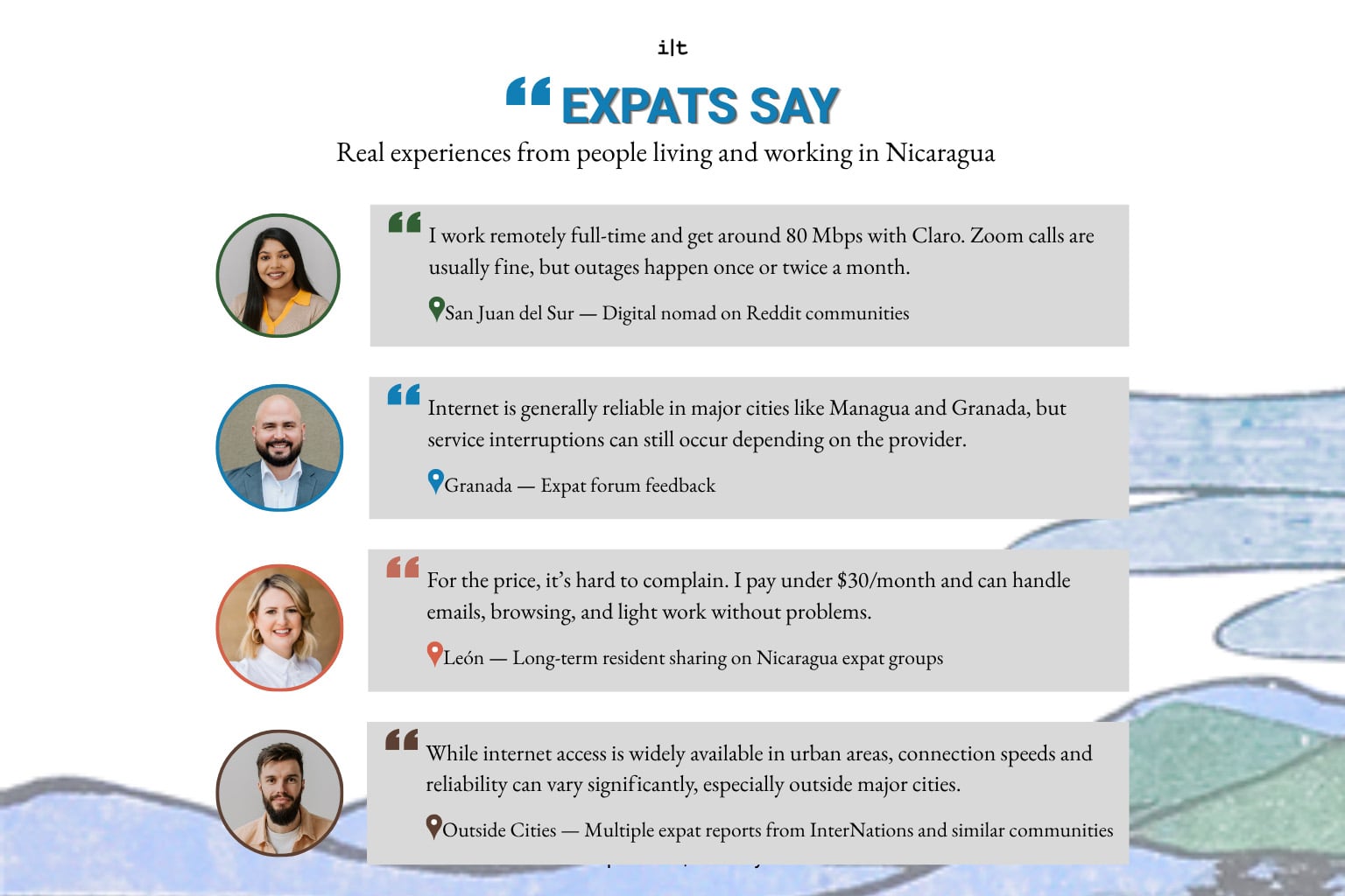 What expats say about internet in Nicaragua real experiences