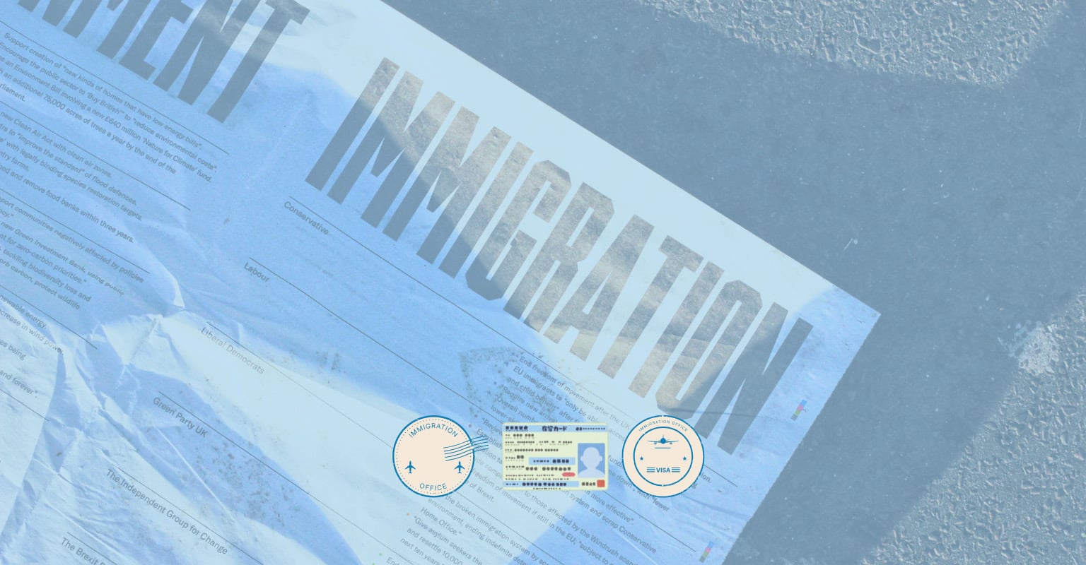 belize-permanent-residency-immigration Immigration newspaper headline representing permanent residency in Belize