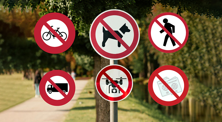 Regulatory compliance symbols representing safety enforcement in Nicaragua