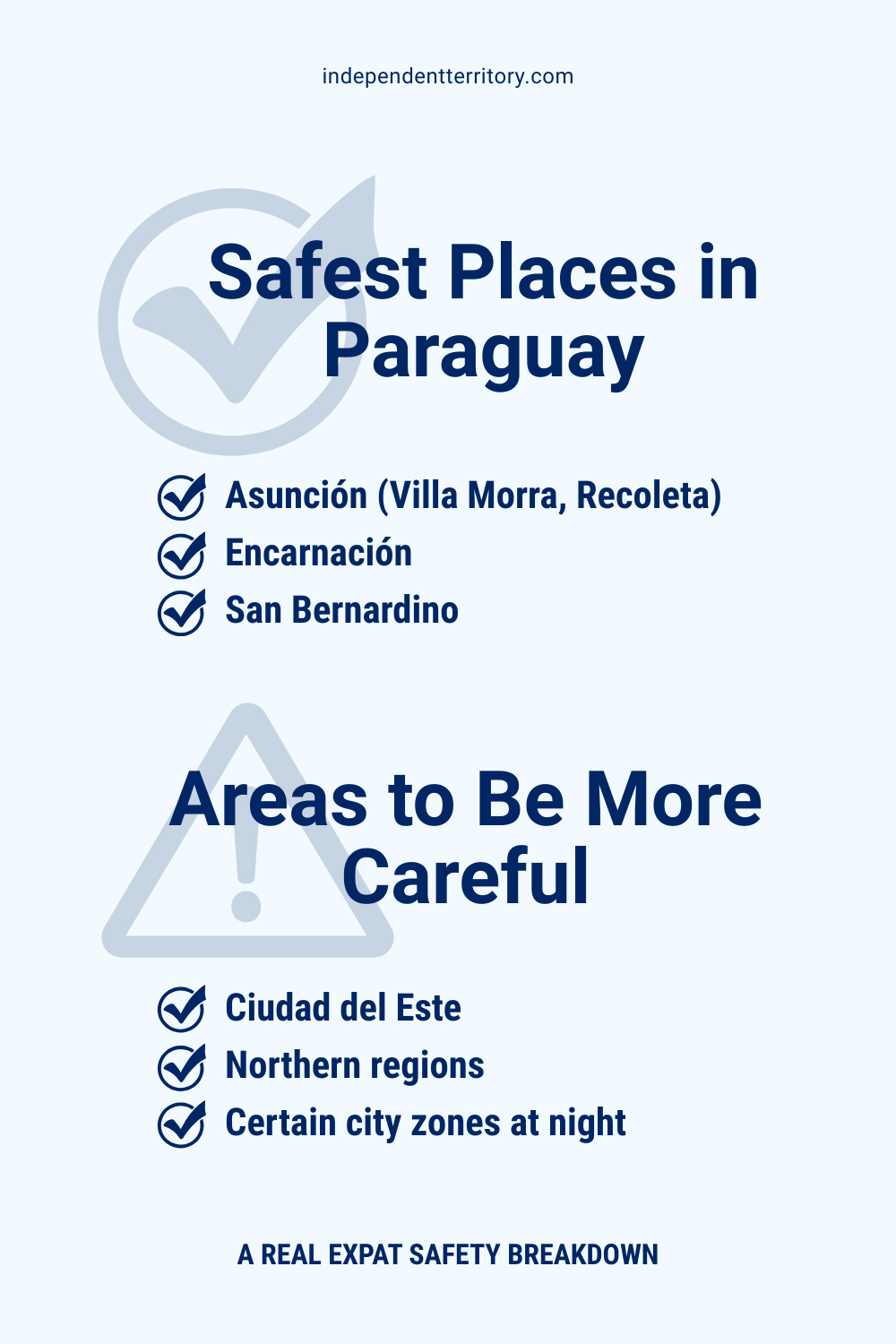 Safest places in Paraguay for expats and areas to avoid Paraguay safety guide