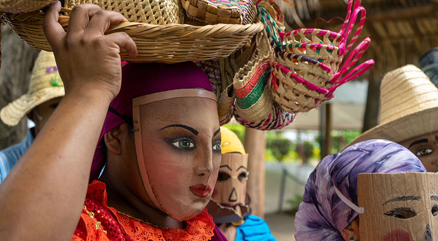 Traditional street procession and cultural festival showcasing the traditions and appeal of living in Nicaragua